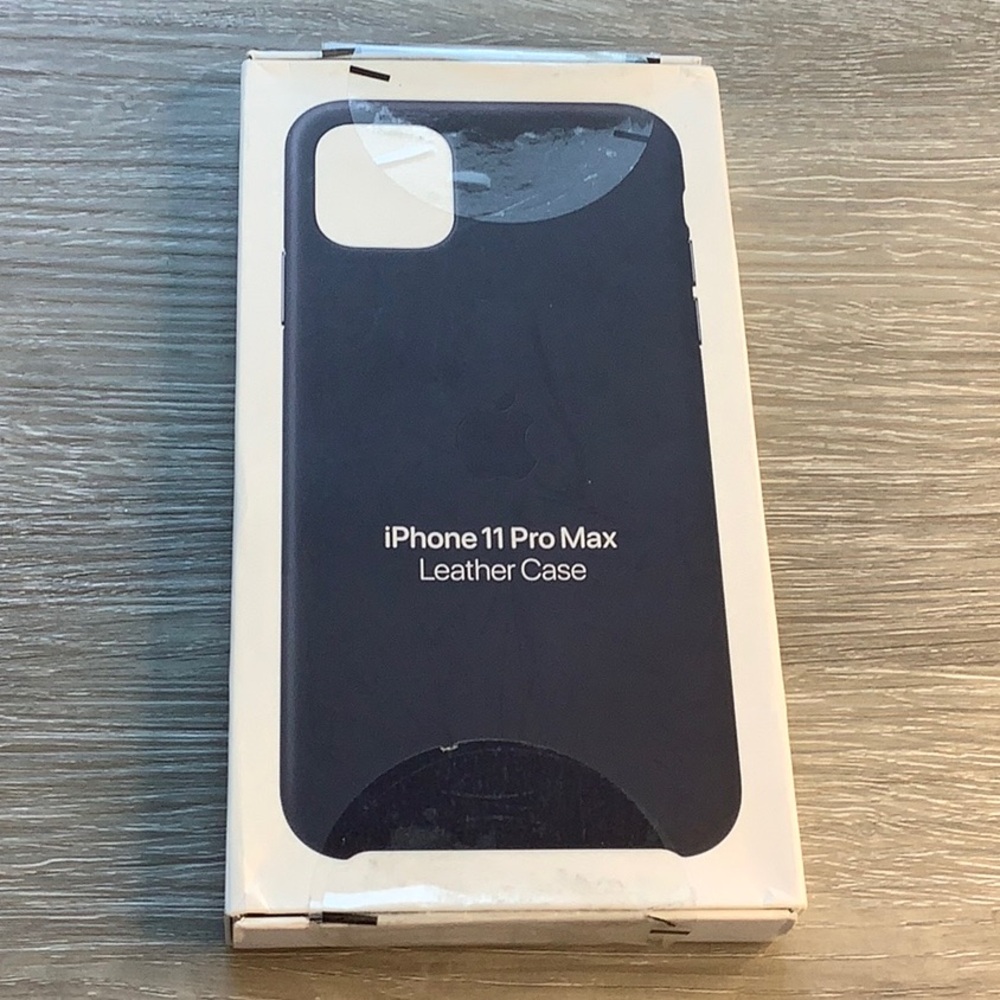 Apple Midnight Blue Leather Case for iPhone 11 Pro Max